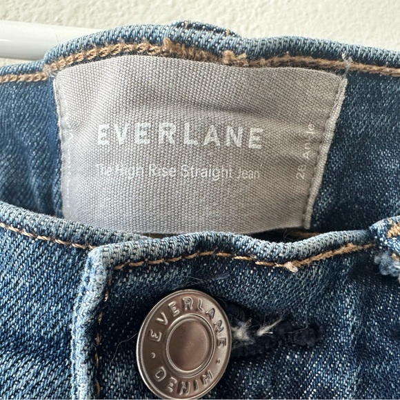 Everlane High Rise Straight jean size 28 ankle - Picture 5 of 5